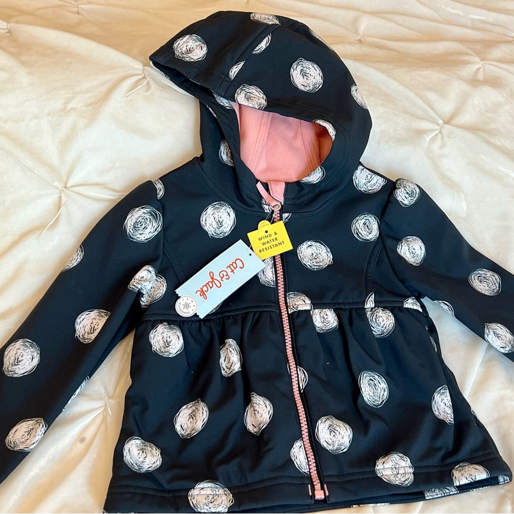 New with Tags Cat & Jack Girls Raincoat, size 3T